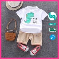 SET ÁO KHỦNG LONG QUẦN KAKI SÀNH ĐIỆU CHO BÉ 9-23kg