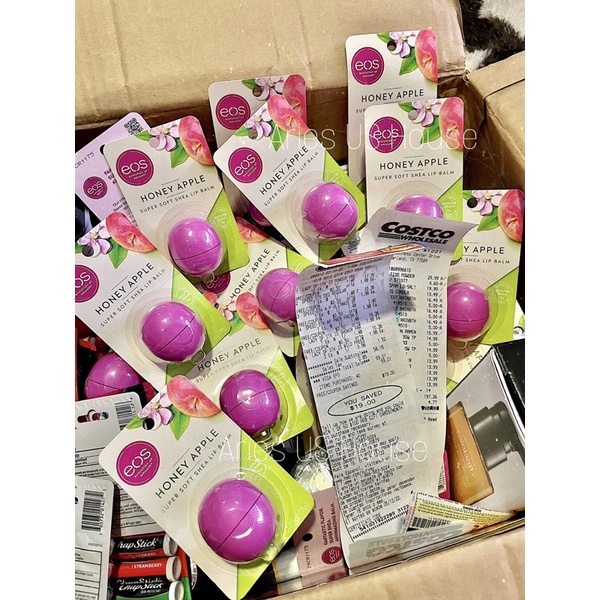 Son dưỡng trứng EOS Organic Honey Apple Super Soft Shea Lipbalm 7g