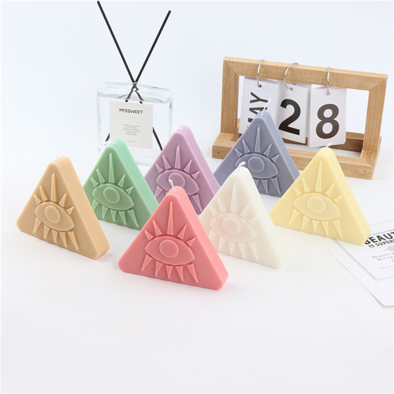 Khuôn Silicone Hình Tam Giác Làm Xà Phòng Nhựa Resin