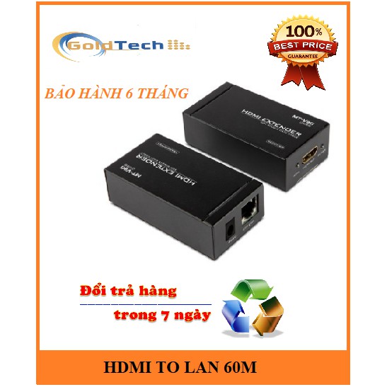 BỘ CHUYỂN ĐỔI HDMI TO LAN 60M