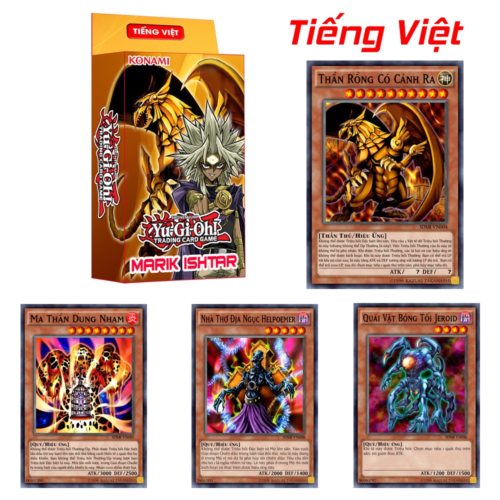 Yugioh Tiếng Việt - Hộp Bài Marik Ishtar H03