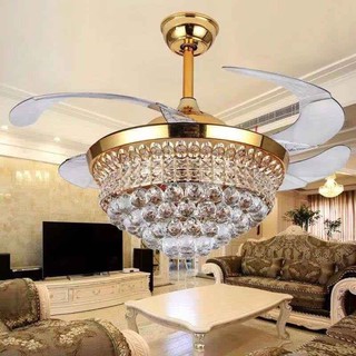 Quạt trần đèn chùm qd113
