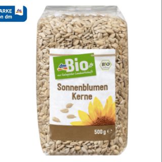Hạt hướng dương đã bóc sẵn Bio Sonnenblumen gói 500g nội địa Đức HSD 2020
