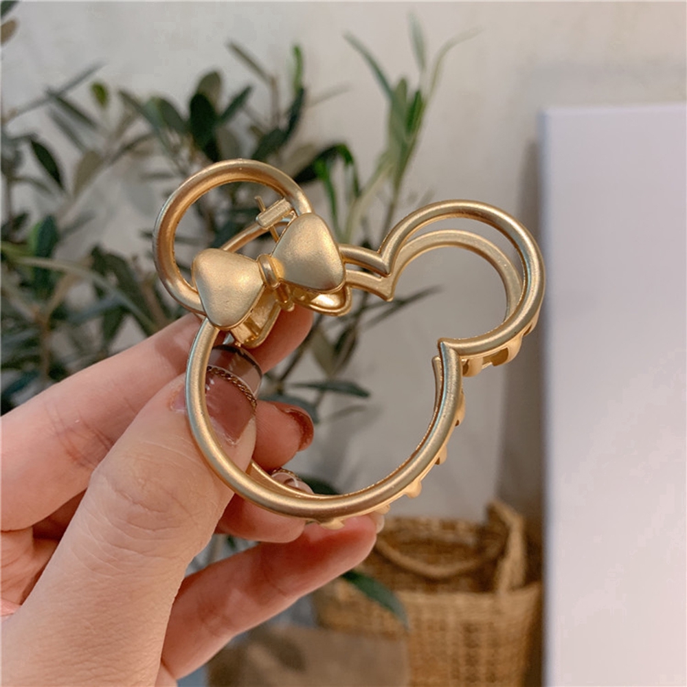 Kẹp Tóc Hình Chuột Mickey Thời Trang Cho Nữ