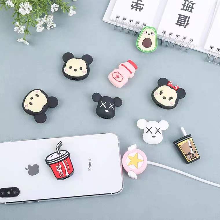 Phụ Kiện Nút Bảo Vệ Đầu Dây Cáp Sạc / Tai Nghe Tiện Dụng Chất Lượng Cao(ComBo5Cái)