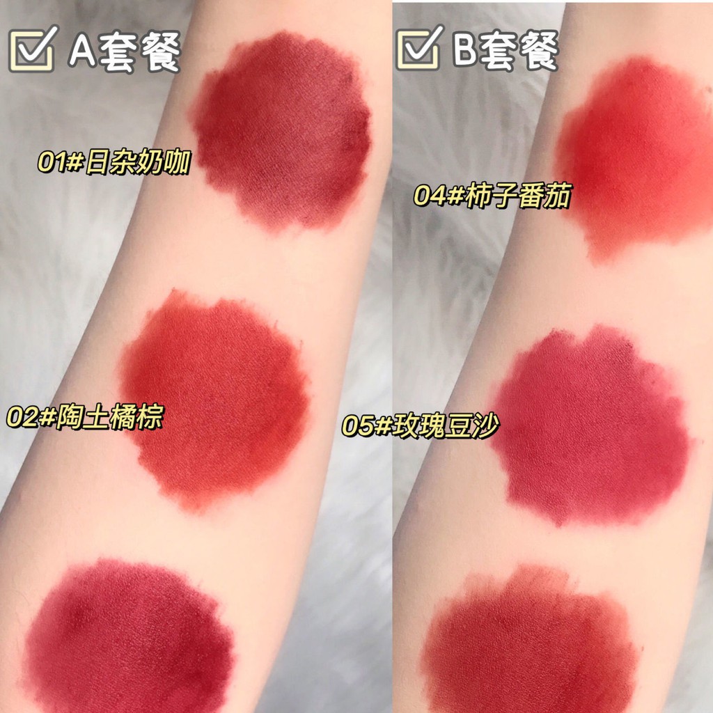 Set 3 Son Kem Lì MAGIC CASA Màu Sắc Xinh Xắn Cao Cấp