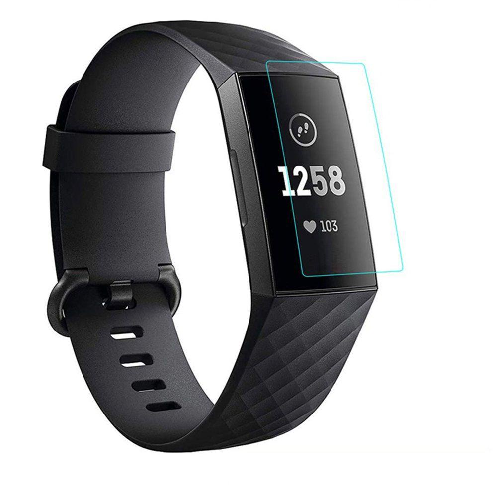 MYRONGVN Miếng Dán TPU Trong Suốt Bảo Vệ Màn Hình Đồng Hồ Thông Minh Fitbit Charge 4