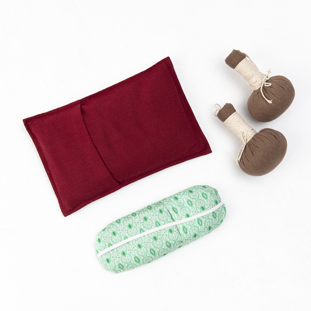 Bóng Thảo Dược Trị Liệu Size Lớn 250g Giảm Đau Mỏi, Lưu Thông Khí Huyết - Làm nóng bằng lò vi sóng