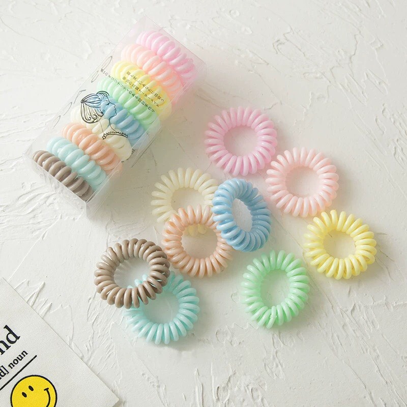 Set 9 cột tóc lò xo phong cách Hàn Quốc Mua Tất (muatatshop)