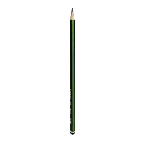 Bút Chì Gỗ 2B Thân 3 Cạnh - Staedtler Noris 118 2B-509 - Thân Xanh Lá Đen