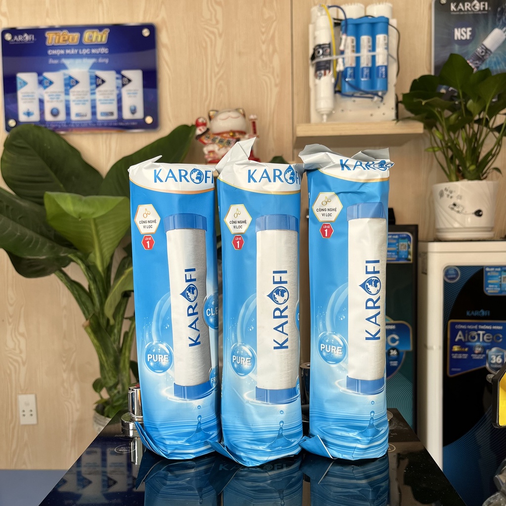 Lõi Lọc Số 1 KAROFI Chính Hãng Smax Duo 1 Vi Lọc - Dùng Cho Tất Cả Các Máy Lọc Nước RO