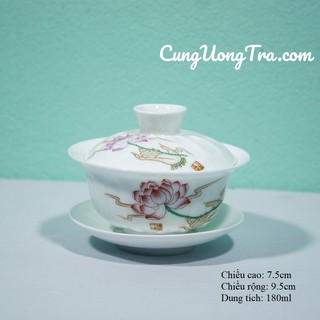 Chén Khải Uống Trà - Chén Khải Sứ
