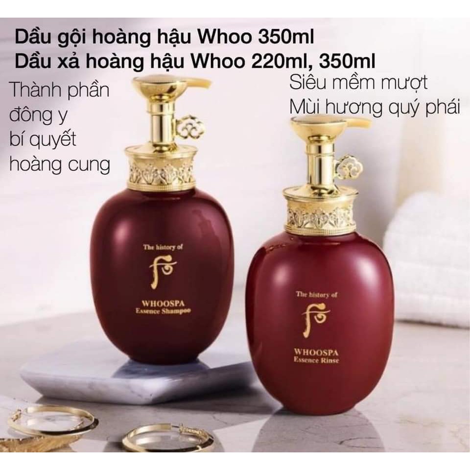 Set dầu gội đông y Whoo Spa Essence Shampoo