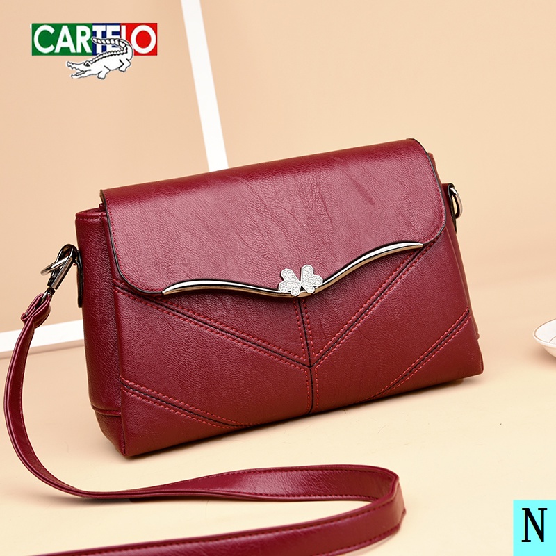 Túi Đeo Chéo Da Cá Sấu Mềm Thời Trang Dành Cho Phụ Nữ Trung Niên 2022