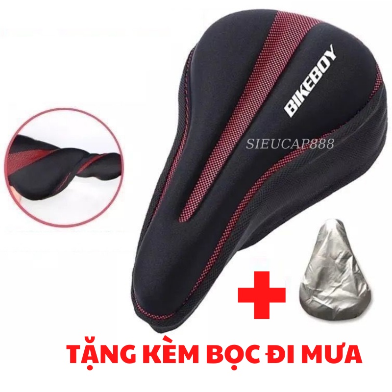 Túi Treo Sườn Trên Xe Đạp B-soul Có Ngăn Đựng Điện Thoại, Bọc yên xe đạp Xịn Êm Mềm Thoáng Khí