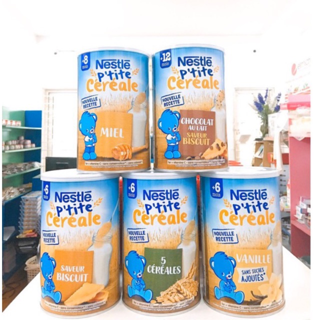 Bột pha sữa Nestle - Bột lắc sữa Nestle hộp 400g đủ các vị (mẫu mới)