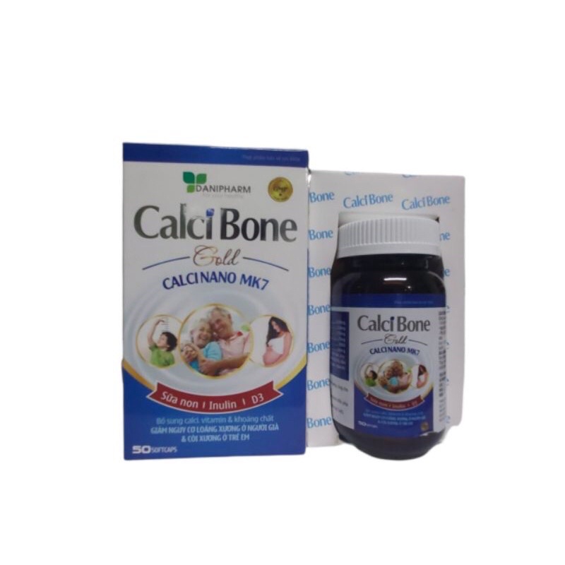 Calci Bone bổ sung calci và D3 hỗ trợ sự phát triển của xương