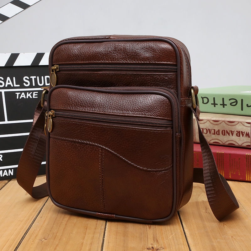 Túi xách da bò đeo chéo thời trang công sở cho nam | BigBuy360 - bigbuy360.vn