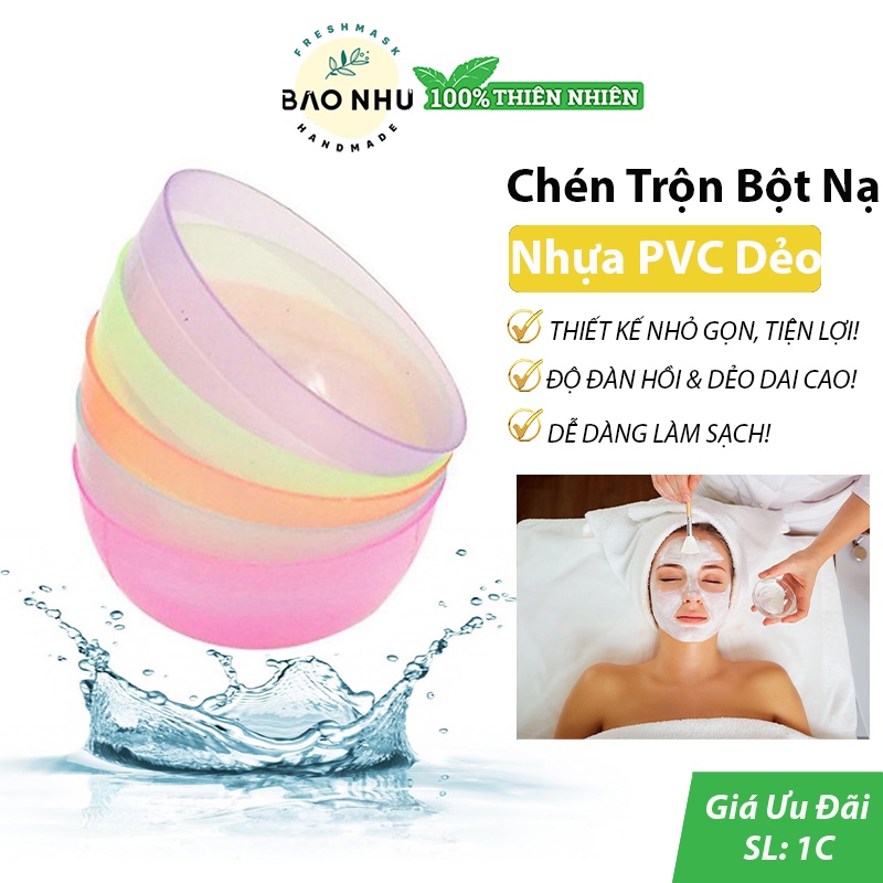 Sỉ 100 Chén Nhựa MiniSize Chuyên Dùng Trộn Bột Mặt Nạ