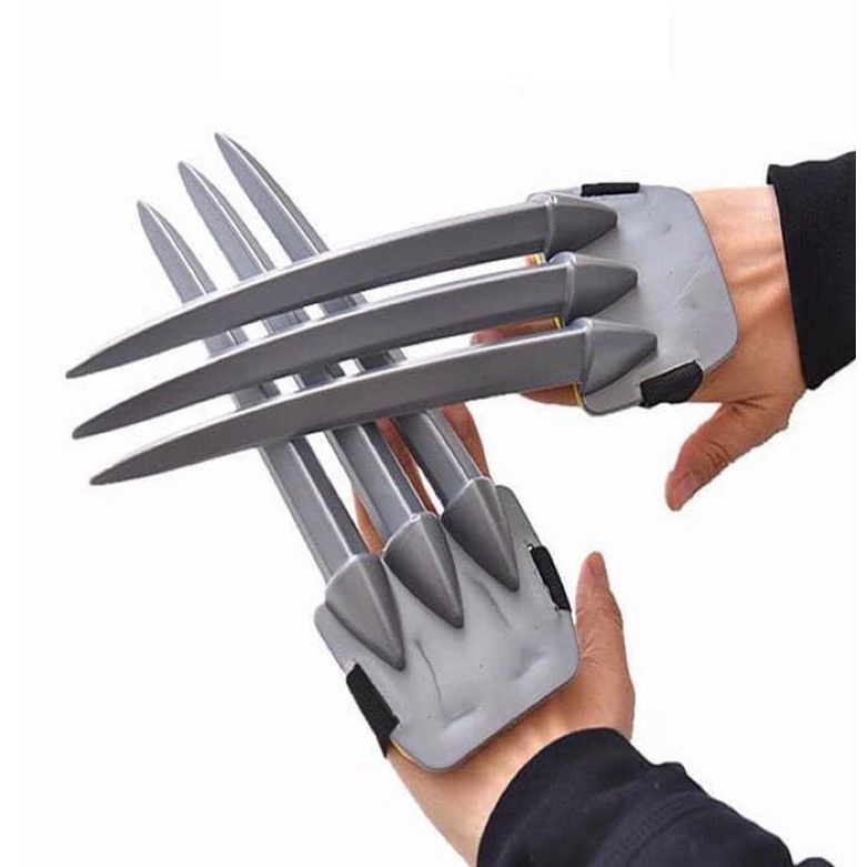 Bộ 2 móng vuốt người sói Wolverine hoá trà cosplay