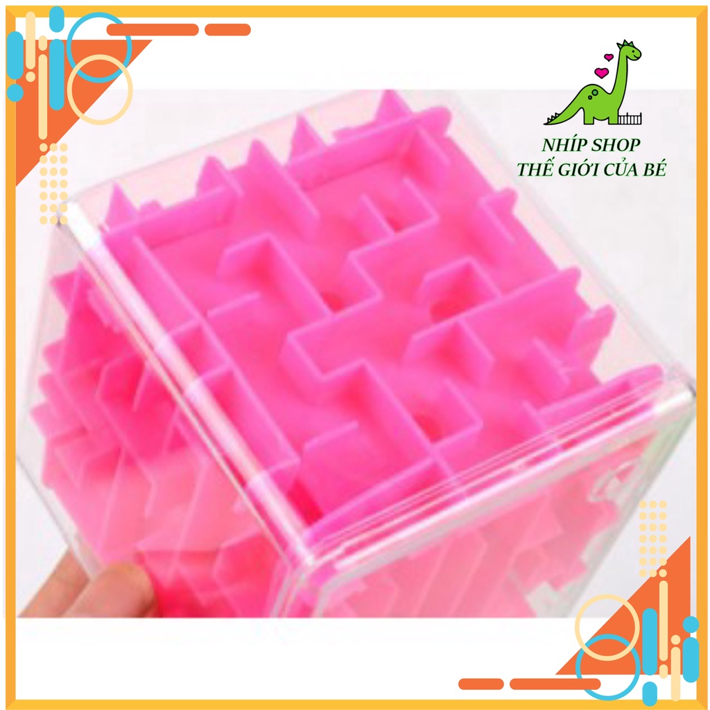 Giải Mã Mê Cung Lập Phương Lớn 3D 8*8*8Cm Kích Thích Trí Thông Minh