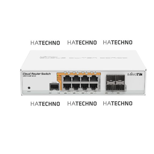 [Bảo hành chính hãng 12 Tháng] Thiết bị chia mạng MikroTik CRS112-8P-4S-IN Hỗ trợ kỹ thuật 24/7 Online