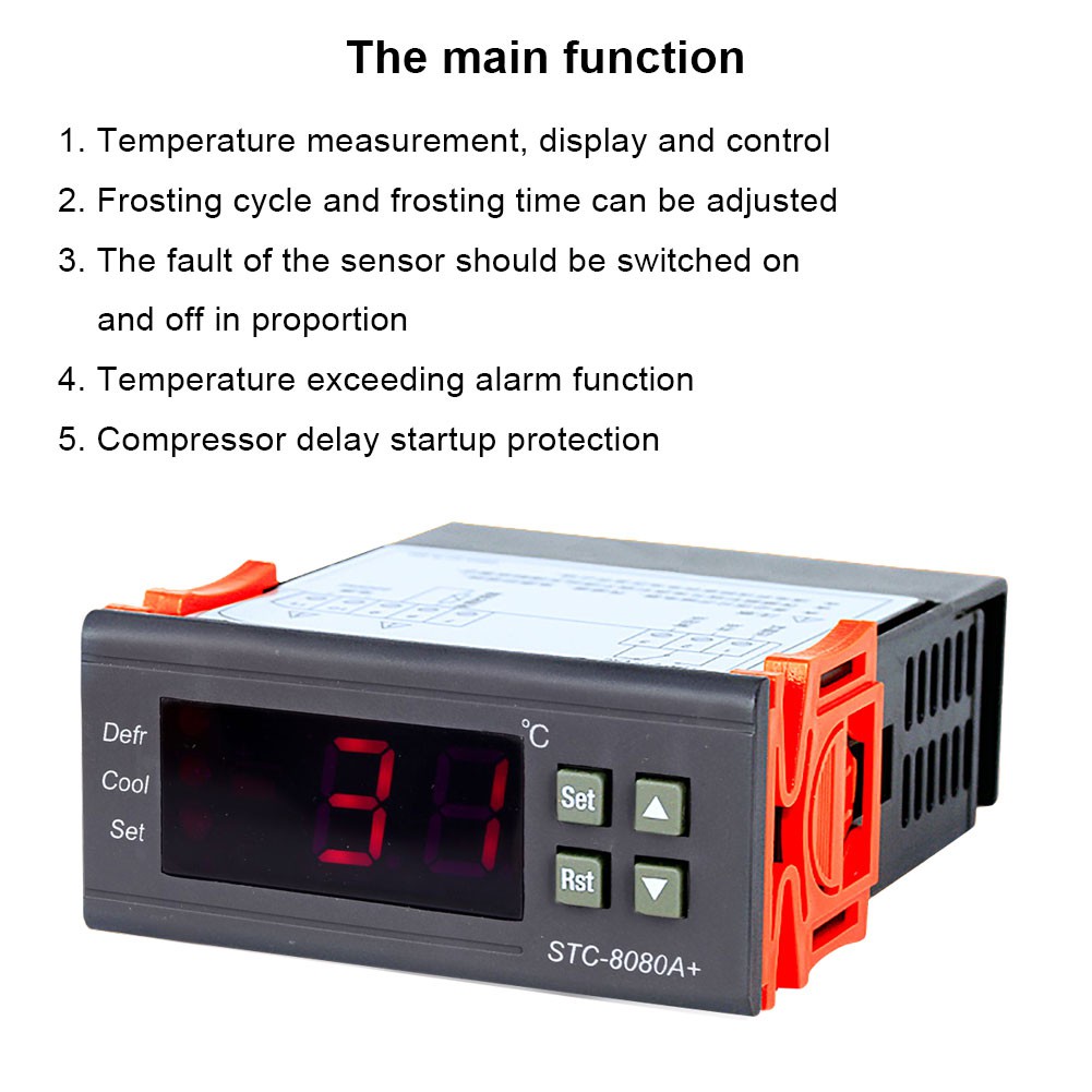 Bộ Điều Khiển Nhiệt Độ Stc-8080A Cho Xe Tải