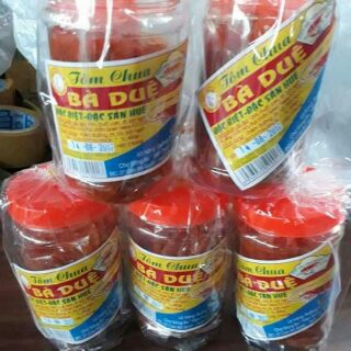 Tôm chua dì cẩn lọ 500g