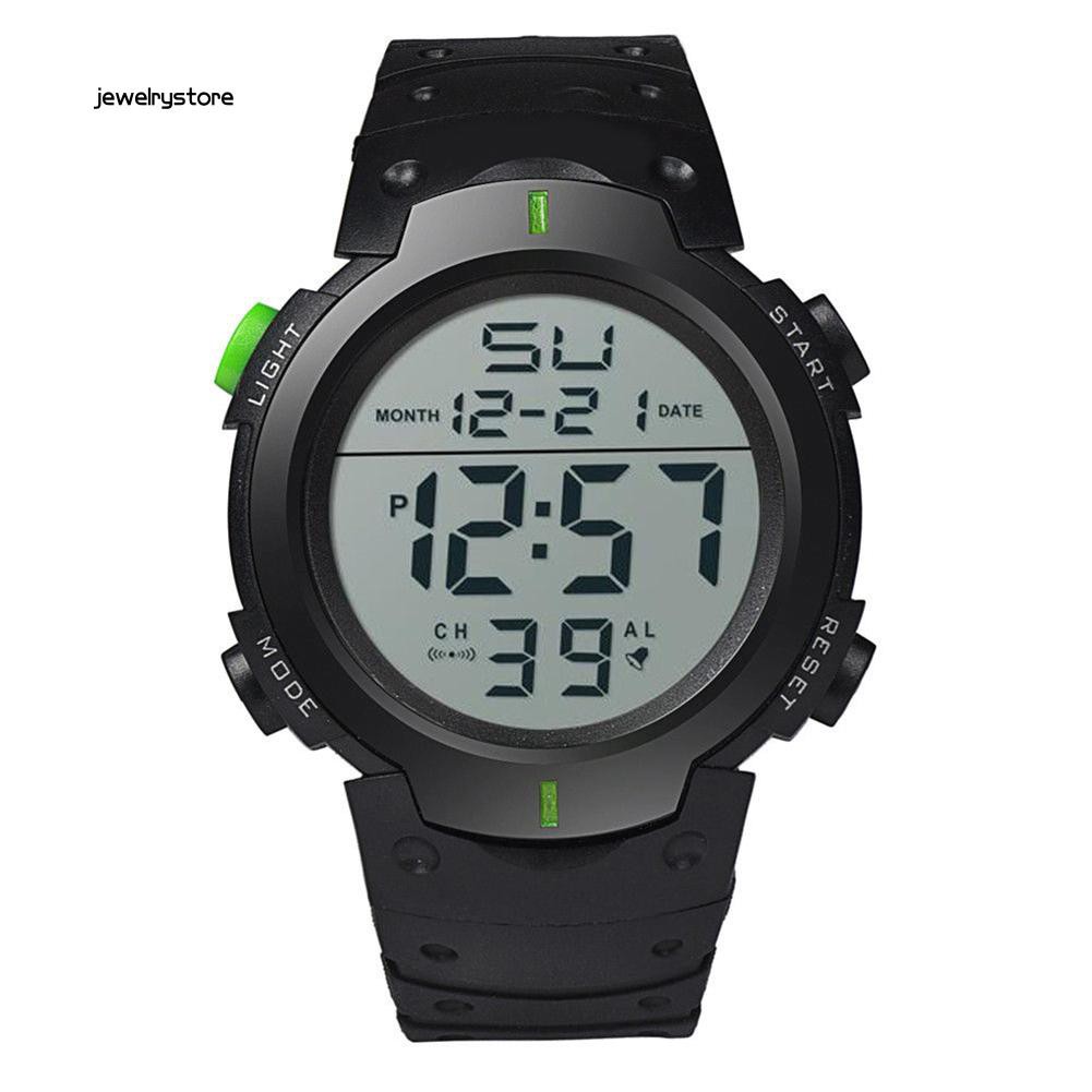 Đồng hồ điện tử dây silicon chống nước sành điệu cho nam | BigBuy360 - bigbuy360.vn