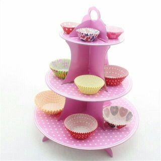 Kệ bánh 3 tầng cupcake