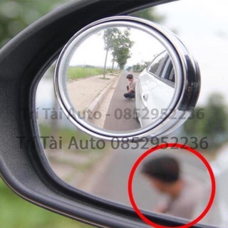 Gương cầu lồi mini, gương cầu mini gắn gương ô tô xóa điểm mù hiệu quả