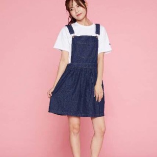 Đầm yếm jeans xuất Hàn