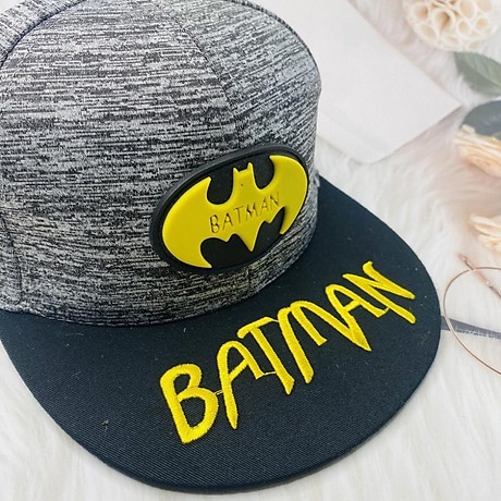 Mũ Cho Bé Trai ,Bé Gái, Nón Lưỡi Trai Cho Bé Hình BATMAN