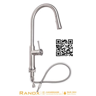 Vòi rửa chén rút dây hàn quốc cao cấp ranox rn2228