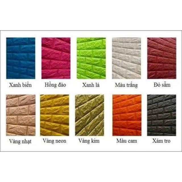 XỐP DÁN TƯỜNG 3D Hàn Quốc 70 x 77cm 3mm