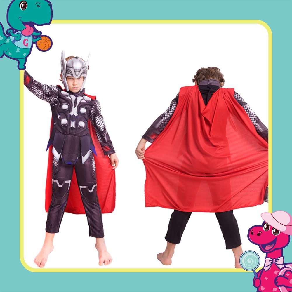 Đồ hóa trang trẻ em Disney cho bé trai (Spider Man/Iron Man/Thor/Hulk/Avenger - Captain/Captain)