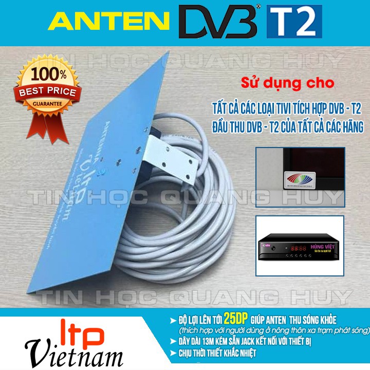 Anten DVB T2 bảng LTP Việt Nam bền, rẻ, thu sóng khỏe