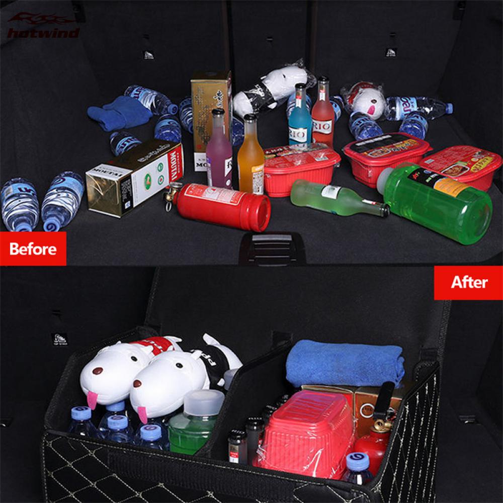 Hw Hộp Đựng Đồ Dùng Cỡ Lớn Để Cốp Xe Hơi Tiện Dụng