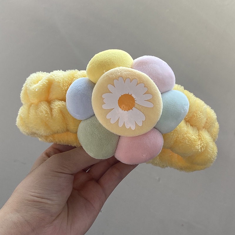 Băng đô cài tóc rửa mặt dạng ấn hình tai mèo dễ thương phong cách Hàn Quốc