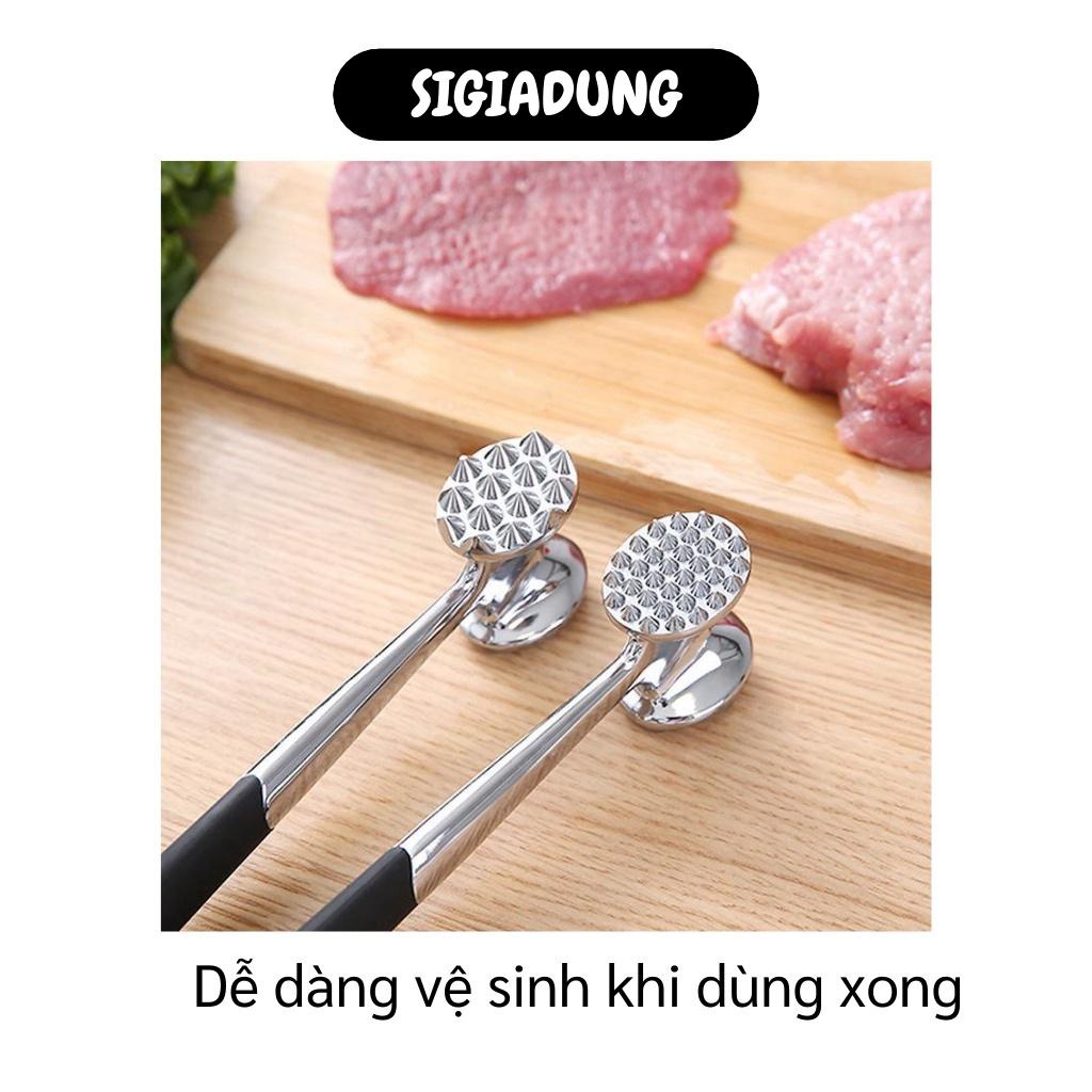 GIÁ SỈ Búa dần làm mềm thịt 22x5cm rút ngắn thời gian chế biến, chất liệu hợp kim nhôm bền và an toàn 8961