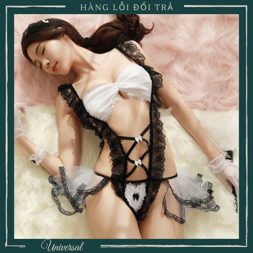 Cosplay Cô Hầu Gái Phối Hai Màu Đen Trắng Gợi Cảm - Đồ Lót UNIVERSALXXX - DCP02 | BigBuy360 - bigbuy360.vn
