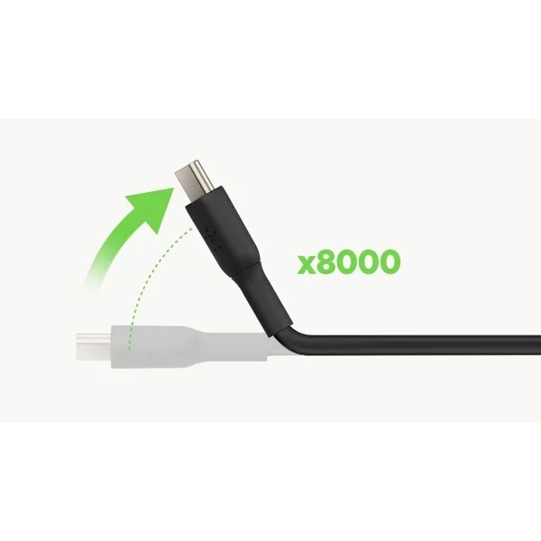Cáp Ngắn Sạc Nhanh USB Type C - C BOOST↑CHARGE™ Belkin 60W - Vỏ Nhựa PVC - 60CM - Hàng Chính Hãng