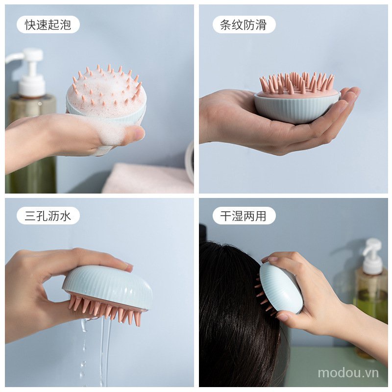 [Hàng mới về] Lược Chải Tóc Mát Xa Da Đầu Tạo Kiểu Cầm Tay 3ypy