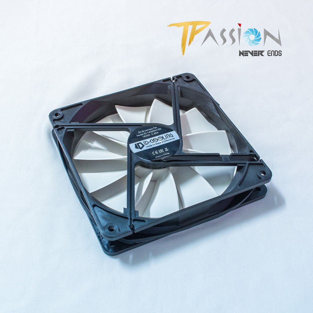 Quạt fan case 14cm ID-Cooling WF-14025 - Quạt thổi Radiator điều tốc PWM, sức gió cao, hiệu năng tản nhiệt tốt, quay êm