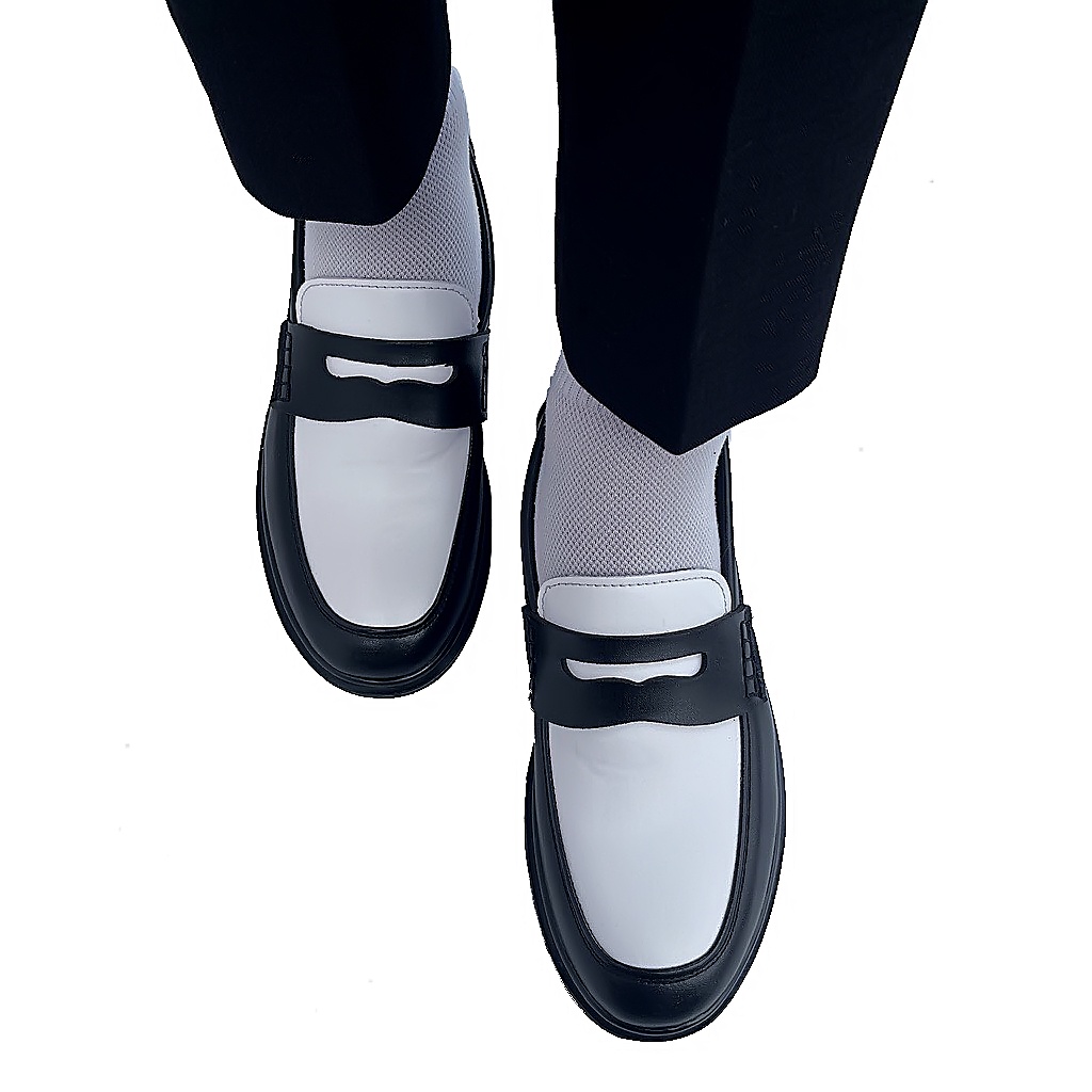 Giầy Penny Loafer đế cao chắc chắn ,phong cách thời thượng , kiểu dáng hàn quốc