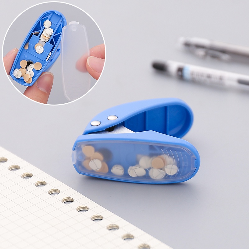 Dụng cụ bấm lỗ giấy DIY nhỏ nhắn tiện dụng dành cho trường học/ văn phòng nhiều màu sắc tùy chọn
