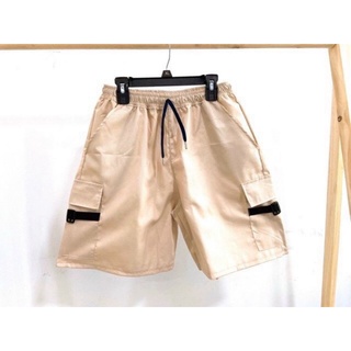 Quần kaki nam lửng màu vàng có túi Ken fashion