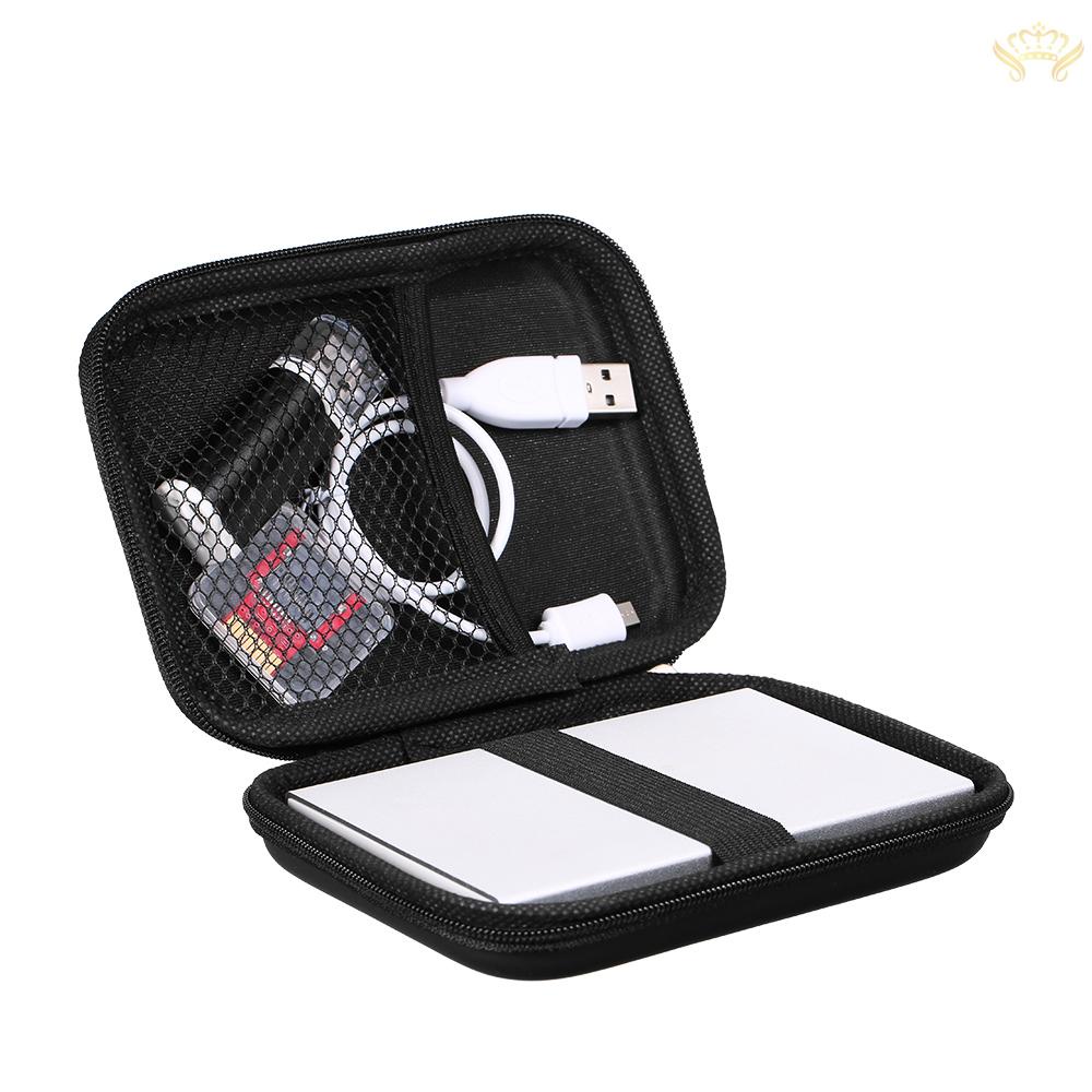 Túi Đựng Ổ Cứng 2.5 inch Chống Sốc Chất Liệu Canvas