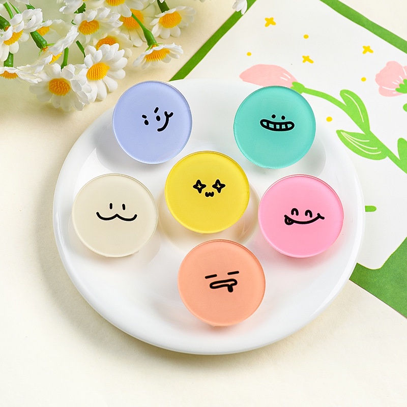 Kẹp Tài Liệu Bằng Acrylic Họa Tiết Chấm Bi Dễ Thương