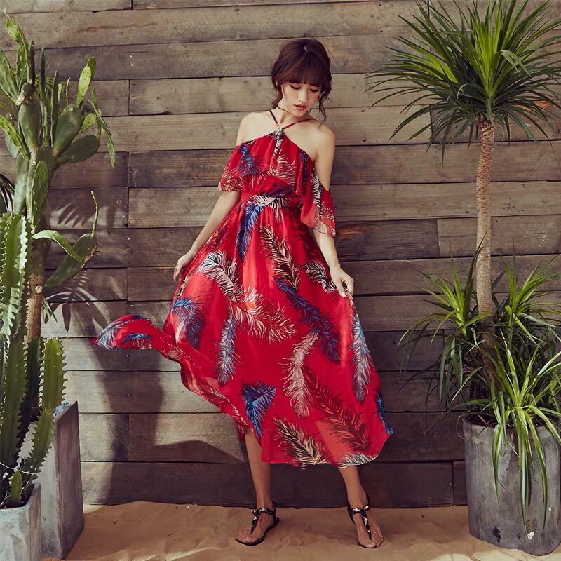 Váy maxi đi biển hè 2021 | BigBuy360 - bigbuy360.vn